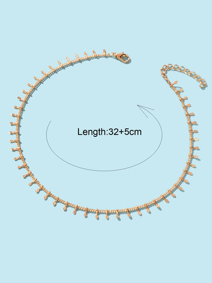 Classic Dainty Thin Charm Choker Gold Short Chain Necklaces Minimalist Jewellery - UrbanNest Co