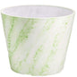 Green & White Imitation Marble Pot 25cm - UrbanNest Co