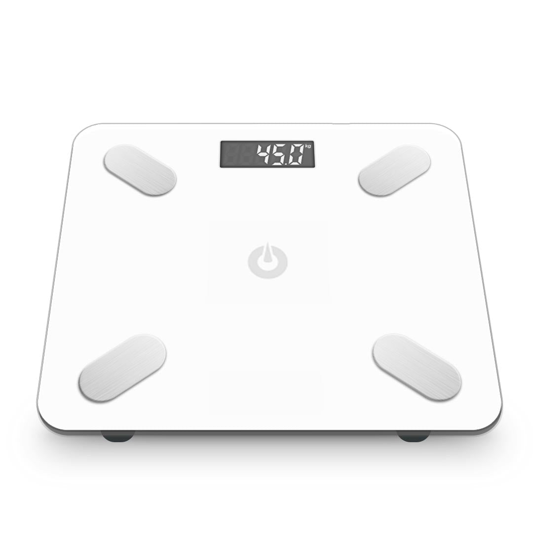 NNEAGS Wireless Bluetooth Digital Body Fat Scale Bathroom Weighing Scales Health Analyzer Weight White - UrbanNest Co