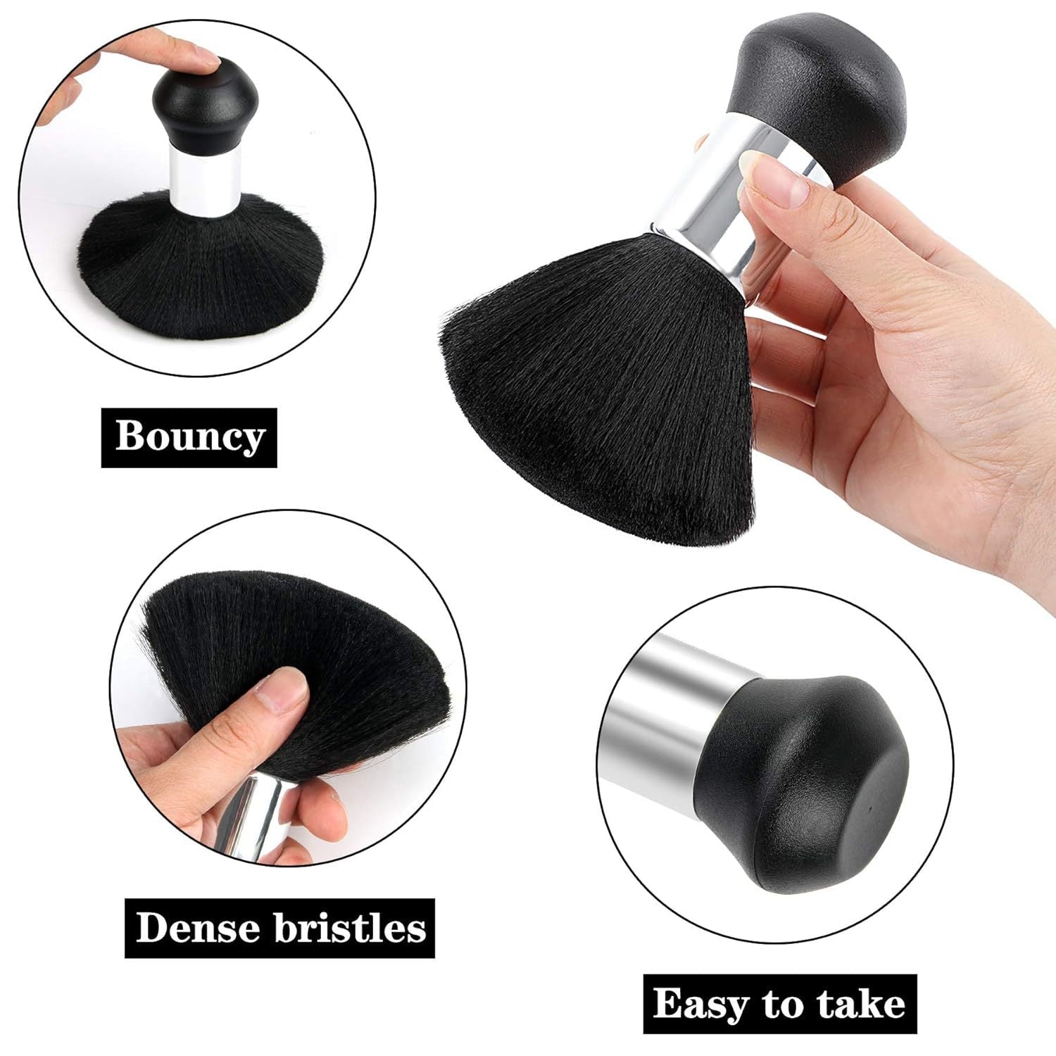 Hairdressing Brush Soft Bristle Hair Brush for Cutting, Ideal for Home and Barbershop Use - UrbanNest Co