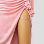Sexy Black Elastic Rope Silvery Heart Star Tassel Leg Chain Party Club Beach Vacation Body Jewelry - UrbanNest Co