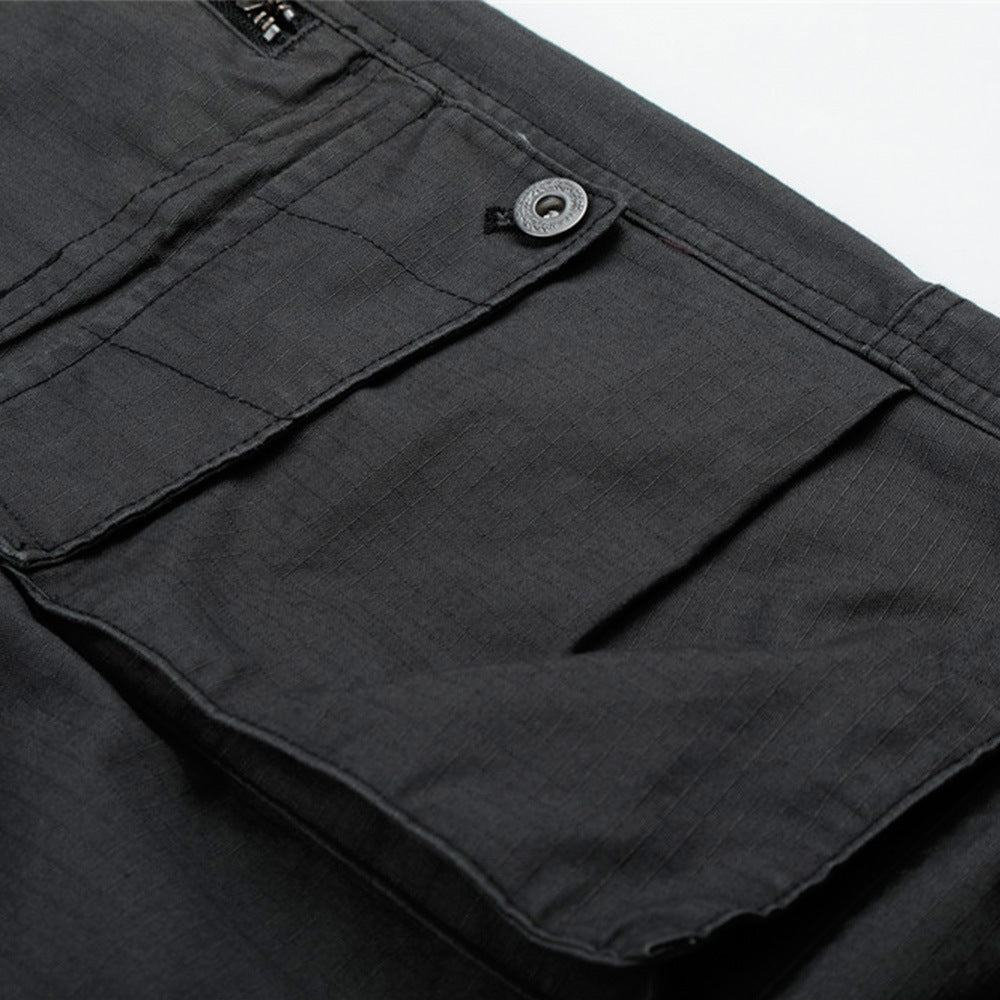 Loose wide leg multi pocket straight leg pants - UrbanNest Co