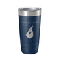 Lake Gaillard Map Tumbler Travel Mug Insulated Laser Engraved Coffee Cup Connecticut 20 oz - UrbanNest Co