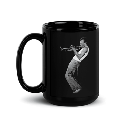 Miles Davis Playing his Trumpet Artwork Mug - UrbanNest Co