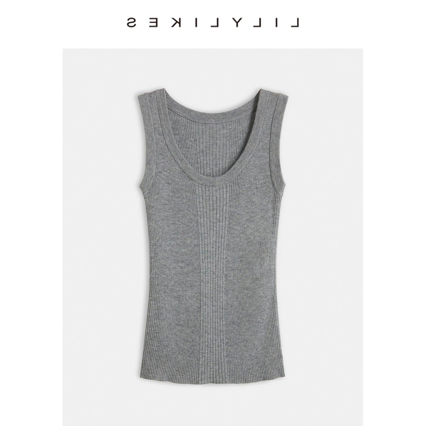 Ribbed Knit Vest - Multi - color Basic Layering Vest for Casual Wear, Travel, and Photography, Silk and Wool Blend - UrbanNest Co