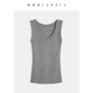 Ribbed Knit Vest - Multi - color Basic Layering Vest for Casual Wear, Travel, and Photography, Silk and Wool Blend - UrbanNest Co