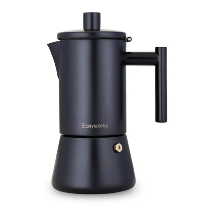 Easyworkz Stovetop Espresso Maker Stainless Steel Italian Coffee Pot - UrbanNest Co