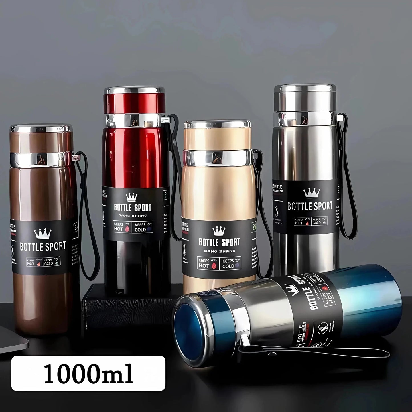 Cold and Hot Water Bottle Thermos for Water Tea Coffee Vacuum Flasks Stainless Steel - UrbanNest Co