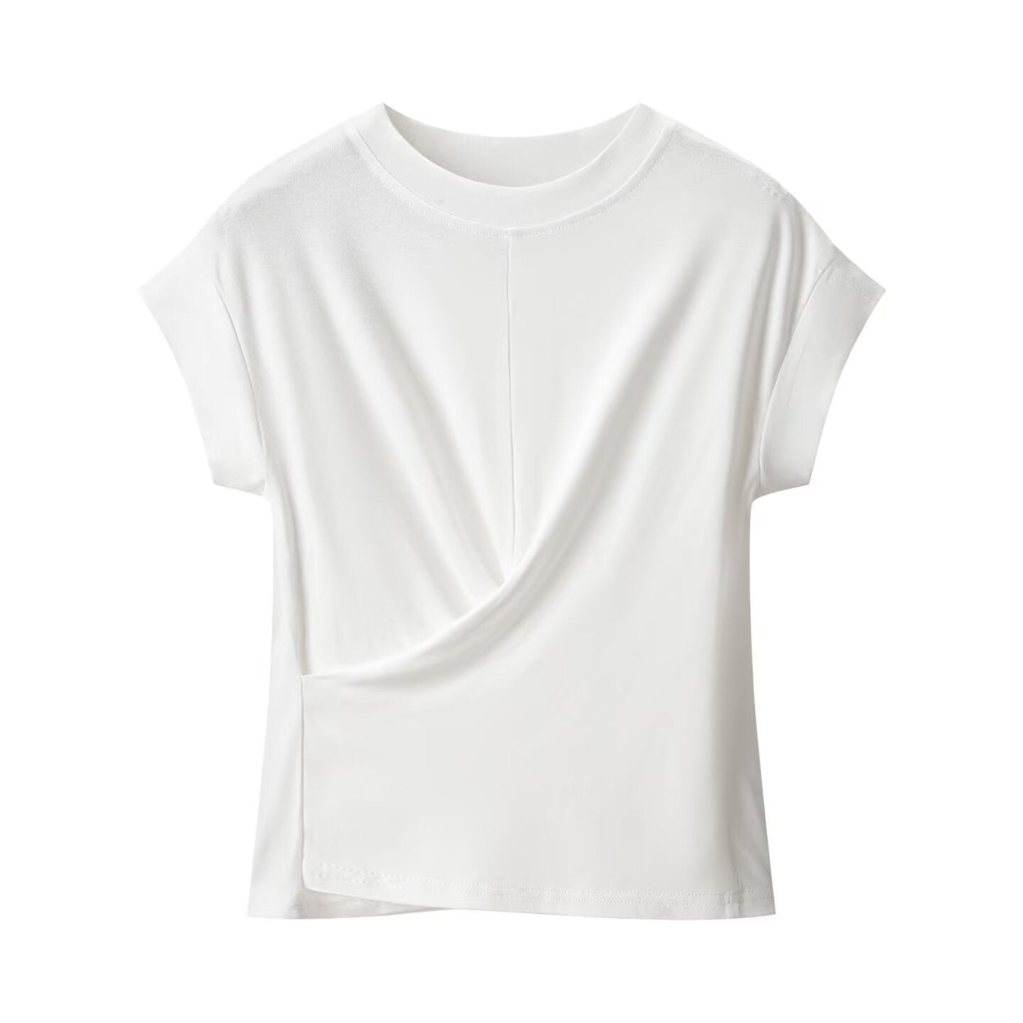 Minimalist short style small fly sleeve top - UrbanNest Co