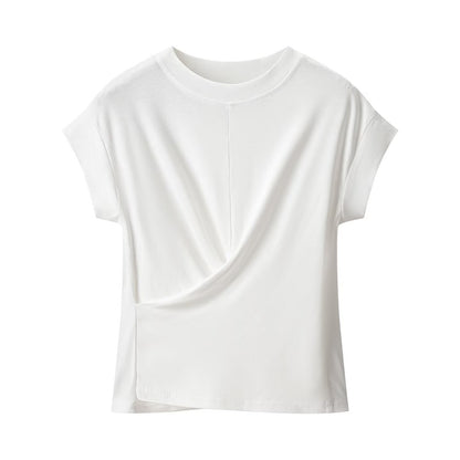 Minimalist short style small fly sleeve top - UrbanNest Co