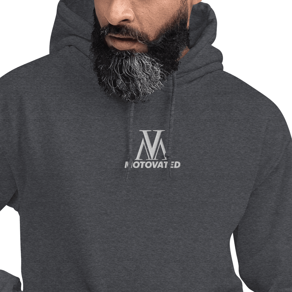 Embroided Motovated Hoodie - UrbanNest Co