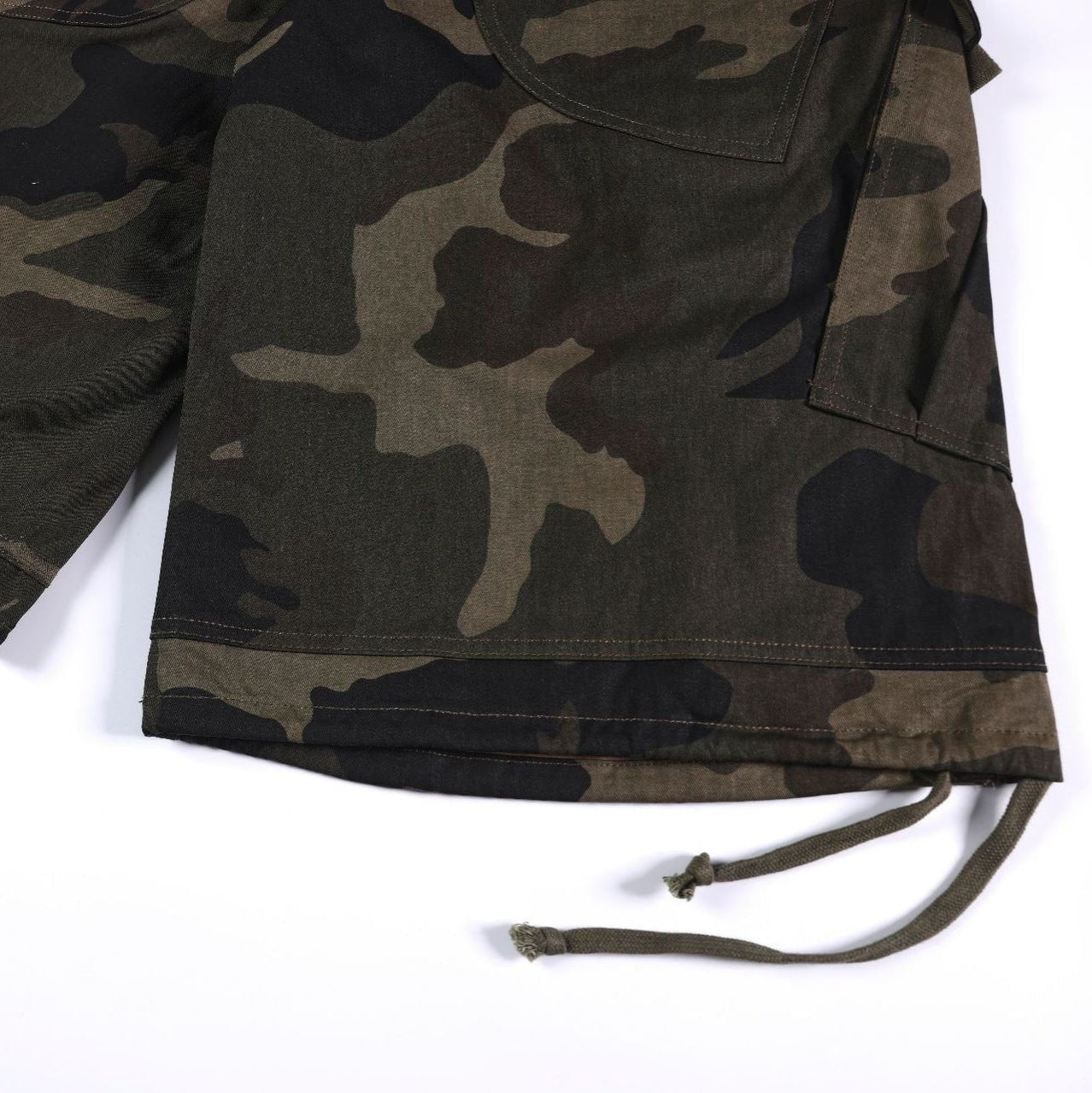 Multi - Pocket Drawstring Design, Loose Straight Fit Cool Look, Mid - Length Pants - UrbanNest Co