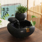 Wealth - Bringing Flowing Water Ornament, Ceramic Mini Desktop Decoration for Living Room - UrbanNest Co