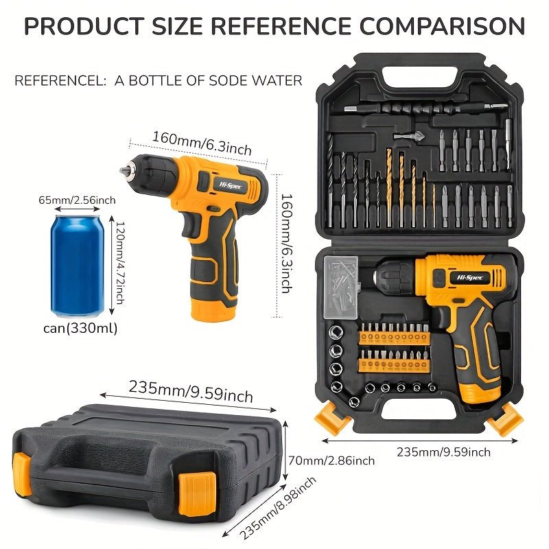 Electric Repair Tool Kit with 8V Cordless Driver - UrbanNest Co