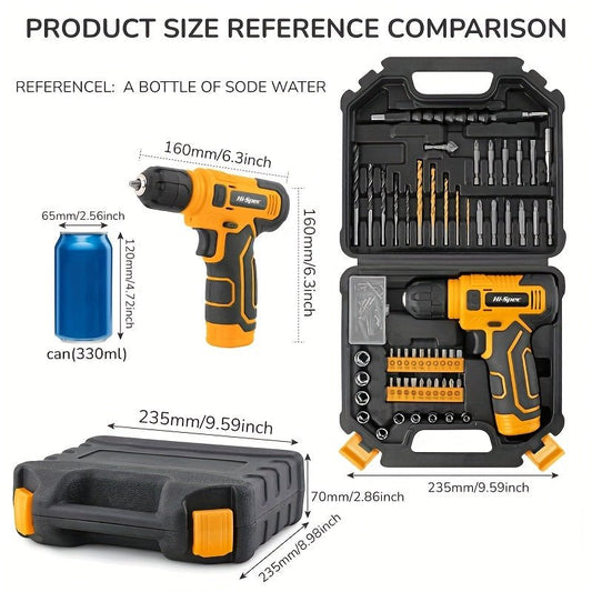 Electric Repair Tool Kit with 8V Cordless Driver - UrbanNest Co