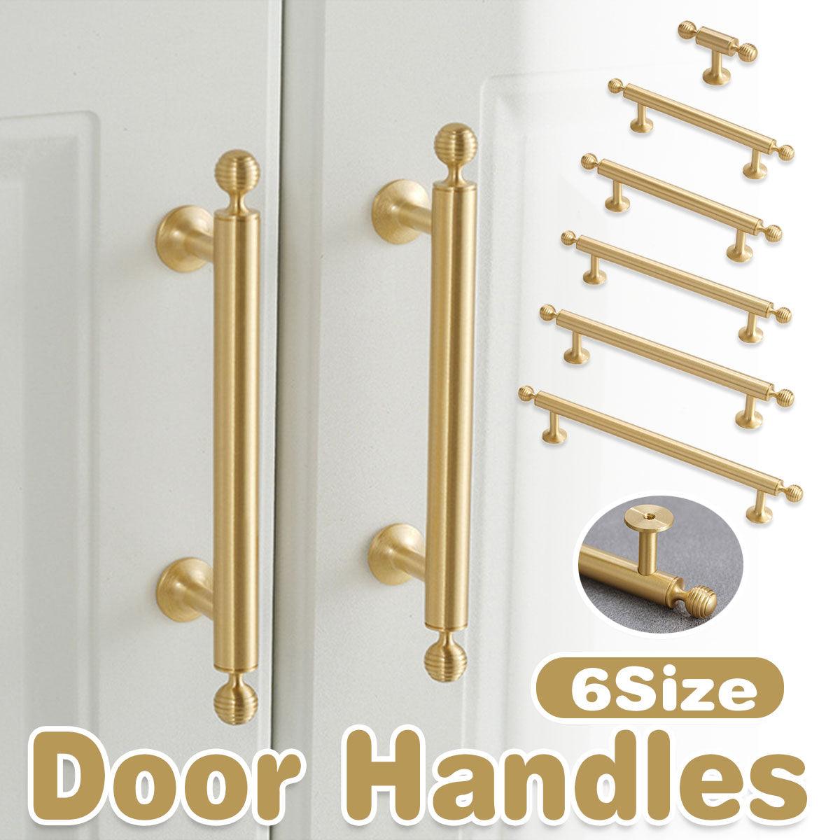 Copper Cabinet Handles 6 Sizes Modern Pulls for Wardrobe Drawer Shoe Cupboard - UrbanNest Co