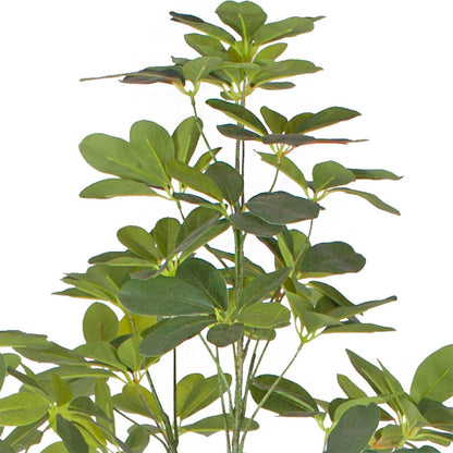 SOGA 2X 160cm Artificial Natural Green Schefflera Dwarf Umbrella Tree Fake Tropical Indoor Plant Home Office Decor - UrbanNest Co
