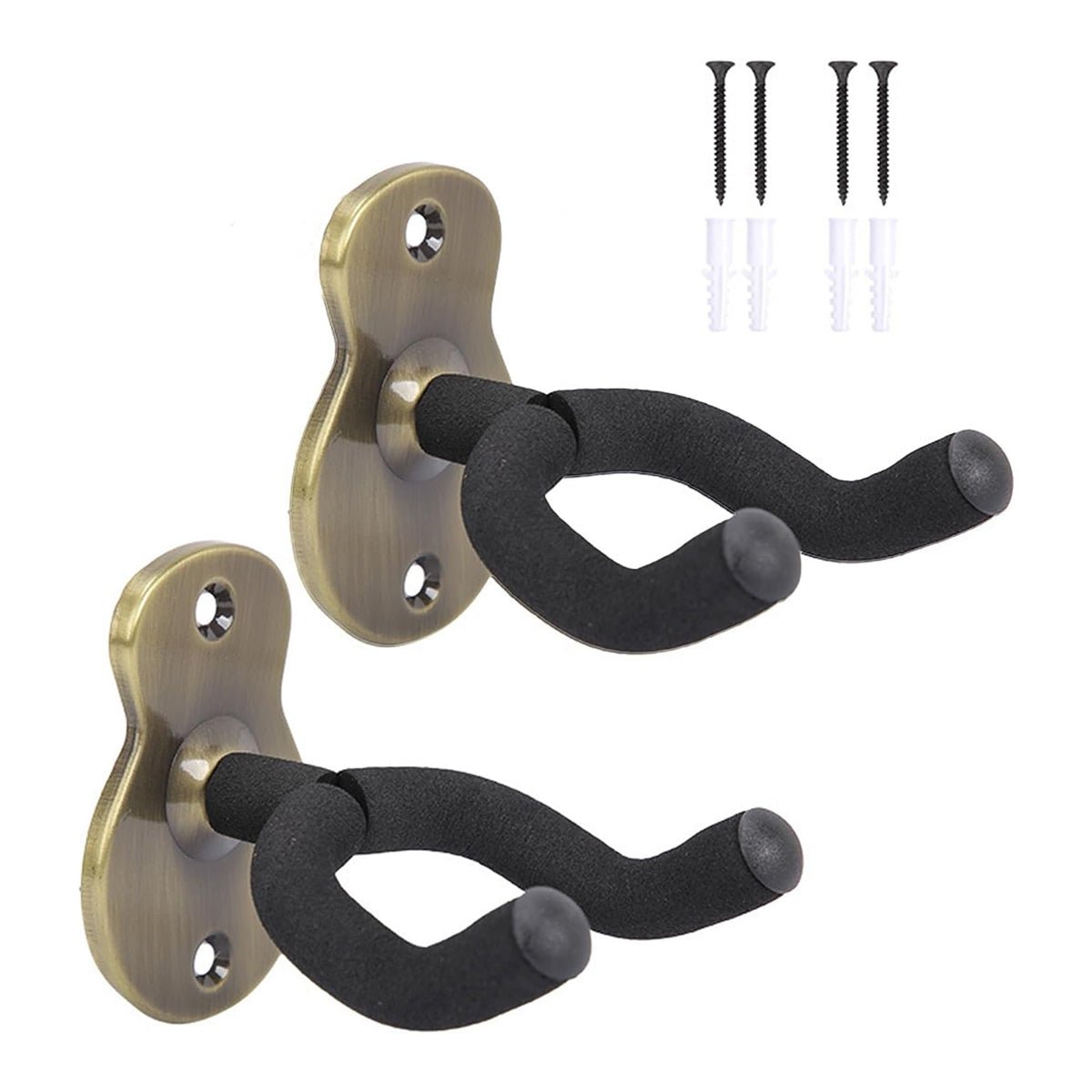 2PCS Guitar Wall Hanger Hook Holder Stand for Bass Ukulele Instrument Storage - UrbanNest Co