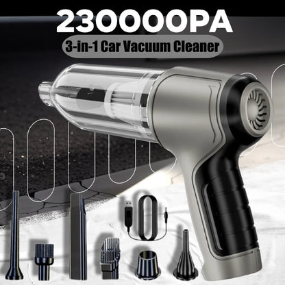 Car Vacuum Cleaner Strong Suction Cleaning Mini Machine Wireless Portable Handhled Blower Machine Air Duster for Home Appliances - UrbanNest Co