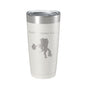 Yellowstone Lake Map Tumbler Travel Mug Insulated Laser Engraved Coffee Cup Wyoming 20 oz - UrbanNest Co