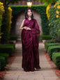 Designer Saree with Rhinestones & Sequin Work by Shreekama - UrbanNest Co