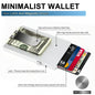 Minimalist Pop up Wallet with Money Clip, All Aluminum Slide Rfid Slim Card Holder - UrbanNest Co