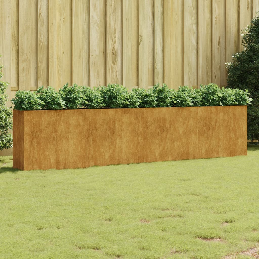 NNEVL Garden Raised Bed 360x40x80 cm Corten Steel - UrbanNest Co