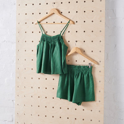 Linen Sets in Forest Green - UrbanNest Co