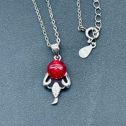 Sterling Silver Zodiac Aroma Necklace - Scorpius Oct - Nov | Perfect Birthday Gift | Energy & Healing | Diffuse on the go - UrbanNest Co