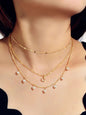 AU Local Fashion Pearl Charm Gold Multi - layer Chain Necklace New Style Jewellery - UrbanNest Co