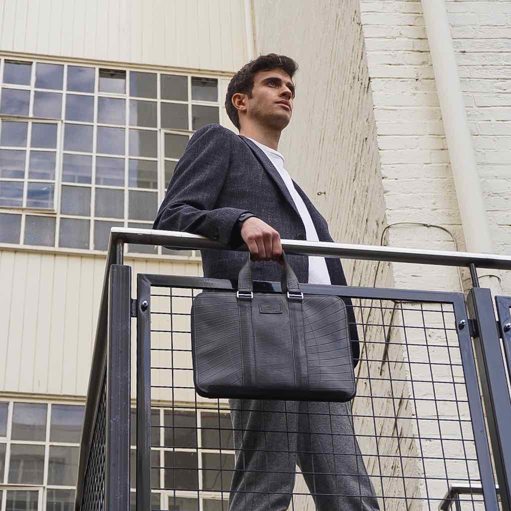 Slimline Inner Tube Padded Vegan Laptop Bag - UrbanNest Co