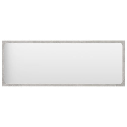 NNEVL Bathroom Mirror Concrete Grey 100x1.5x37 cm Chipboard - UrbanNest Co