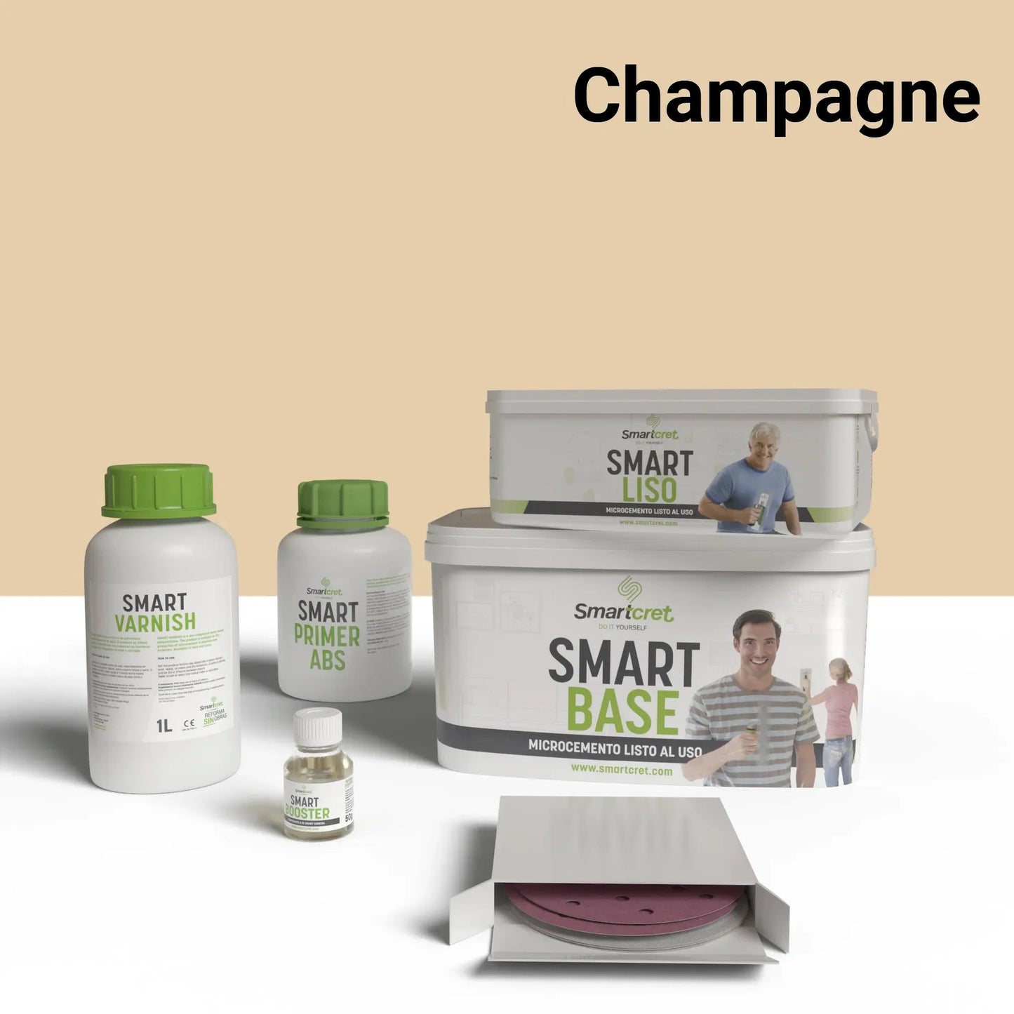 Kit microcemento para paredes de baño de pladur o yeso de 4 m² - UrbanNest Co