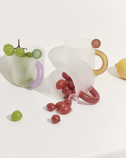 Candy Mug - Handblown Whimsical Dopamine Coffee Tea Cup - UrbanNest Co