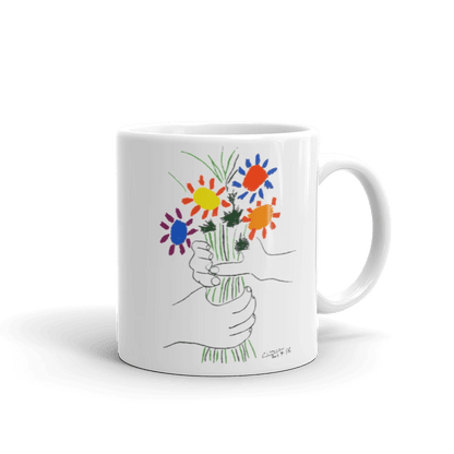Pablo Picasso Bouquet of Peace 1958 Artwork Mug - UrbanNest Co