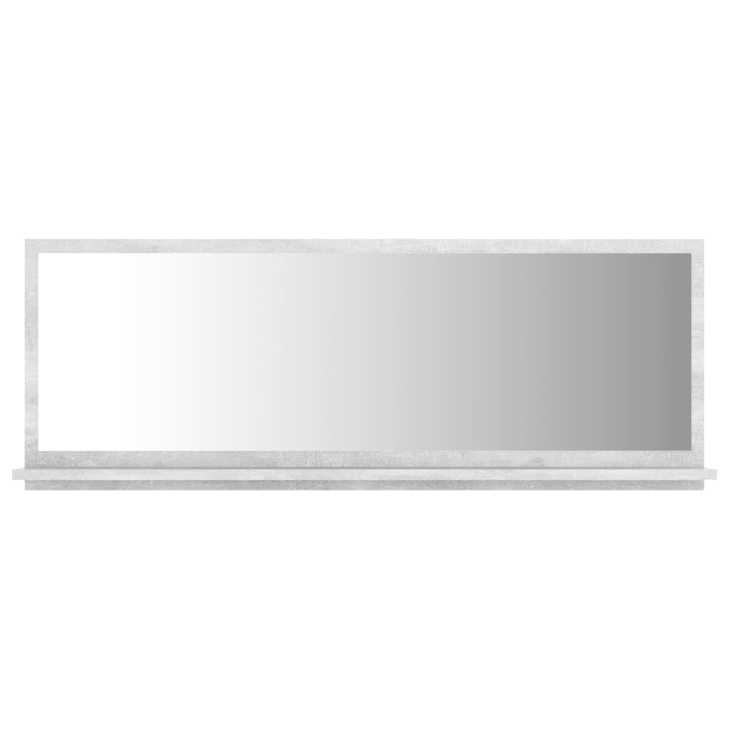 NNEVL Bathroom Mirror Concrete Grey 100cm Chipboard - UrbanNest Co