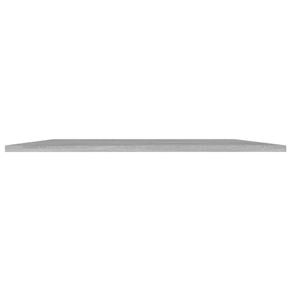 NNEVL Bookshelf Boards 8 pcs Concrete Grey 80x20x1.5 cm Chipboard - UrbanNest Co