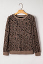 Annie Ribbed Trim Leopard Top - UrbanNest Co