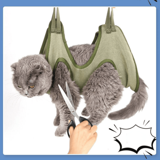 Cat Grooming Restraint Bag with Hammock - UrbanNest Co