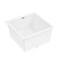 Cefito Kitchen Sink 45x45cm Granite Stone Sink Single Bowl White - UrbanNest Co