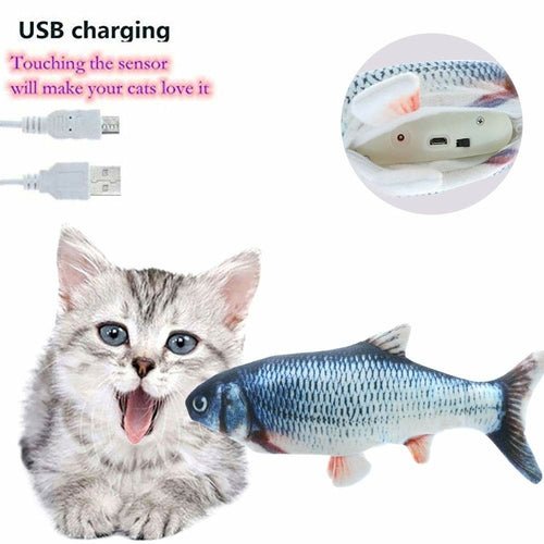 Electric Flipping Fish Toy for Cats - UrbanNest Co