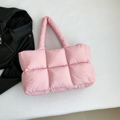 Quilted Single - Shoulder Bag Down Jacket Bag Large Capacity - UrbanNest Co