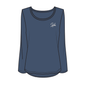 Alexis Ladies L/S Top - Blue Indigo - UrbanNest Co