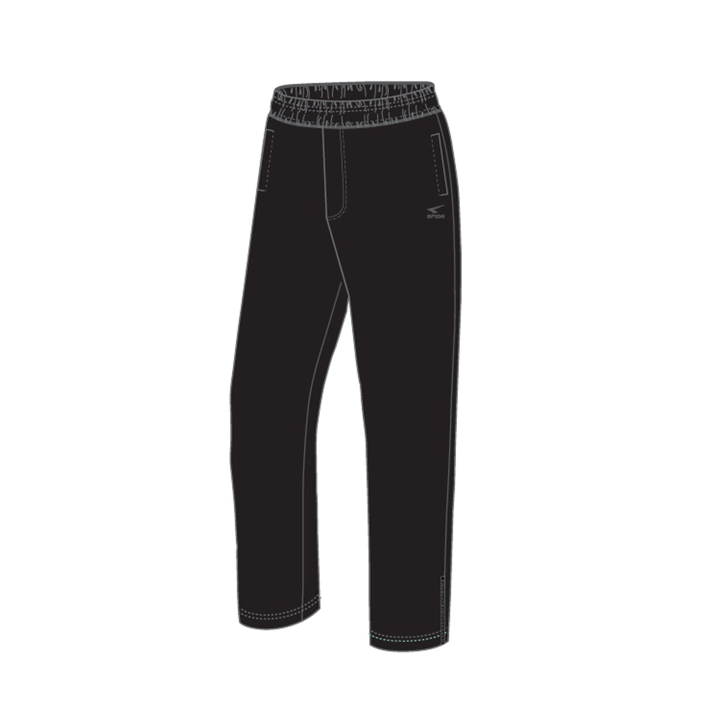 Jeremy Mens Taslon Pant - Black - UrbanNest Co
