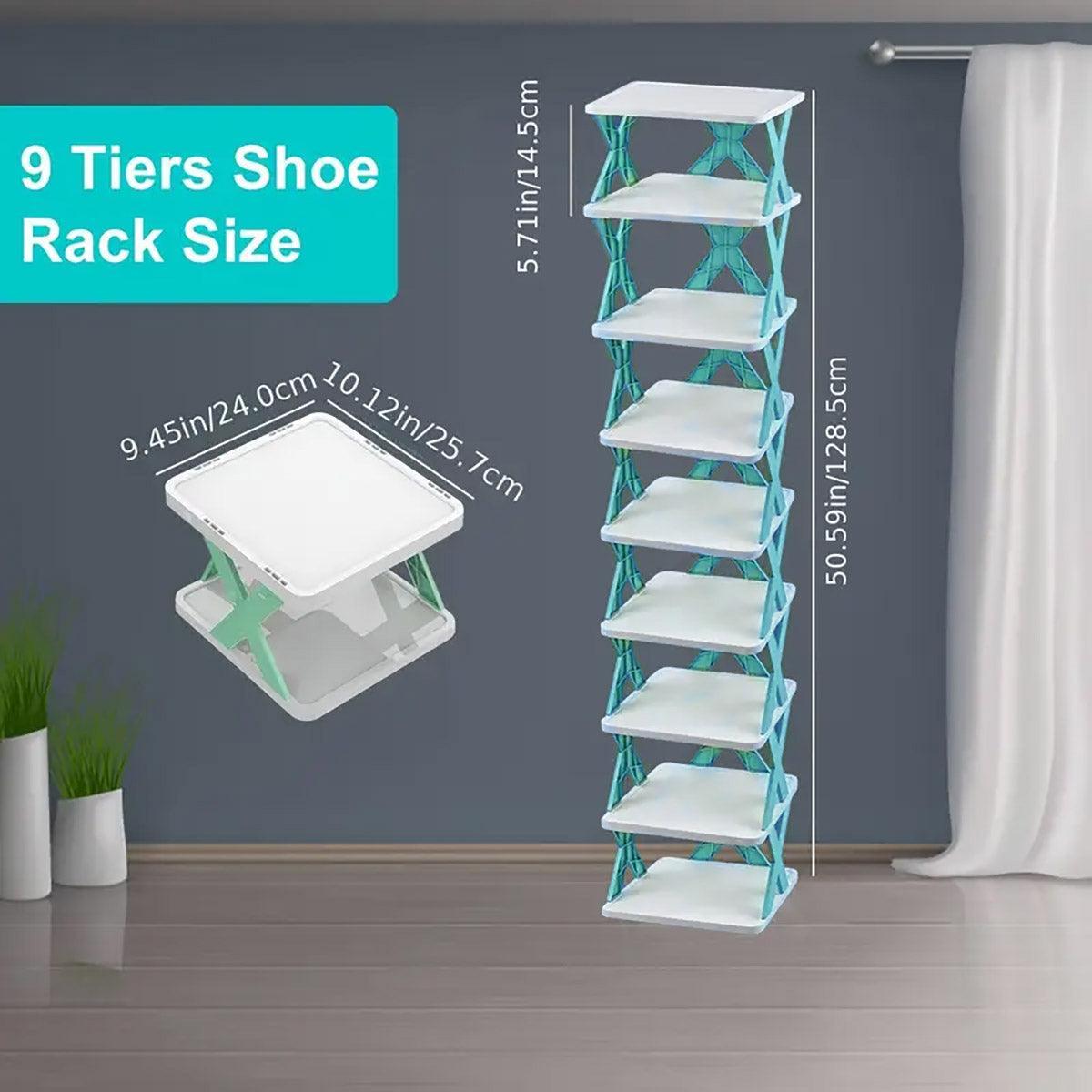 Simple Shoe Rack Home Use Space Saving Clip Storage Organizer Cabinet Stand - UrbanNest Co