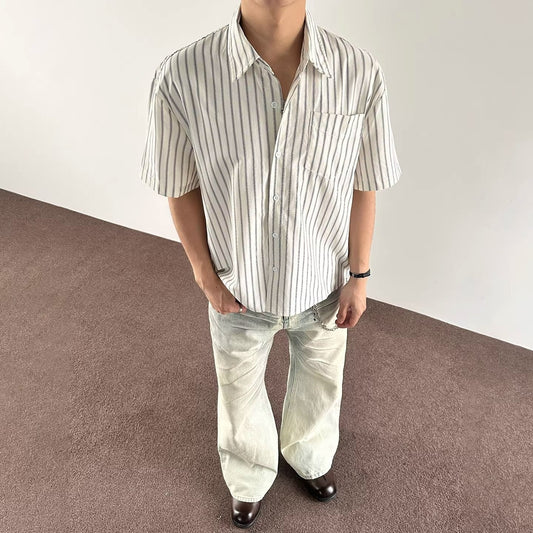 Men's Retro Loose Lazy Style Blouse Jacket - UrbanNest Co