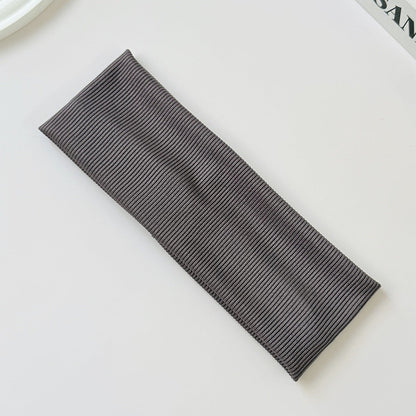 Cotton Elastic Headband Wide Sweat - Absorbent Band, Solid Color, Multi - Functional Headwear - UrbanNest Co