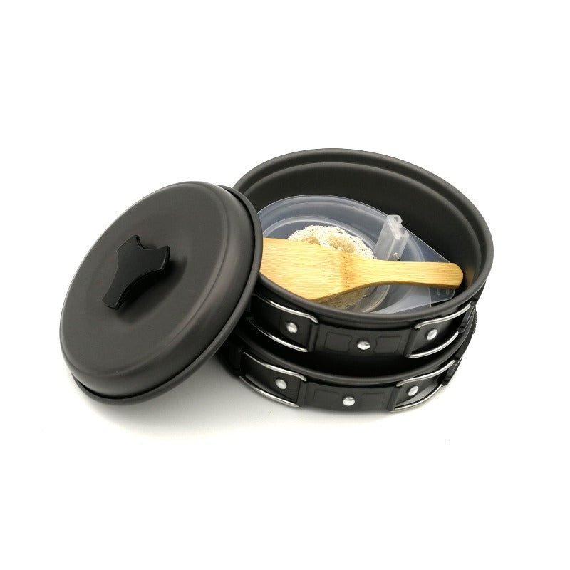 Wautton Camping Cookware Kit Pan and Pot for 1 - 2 person - UrbanNest Co