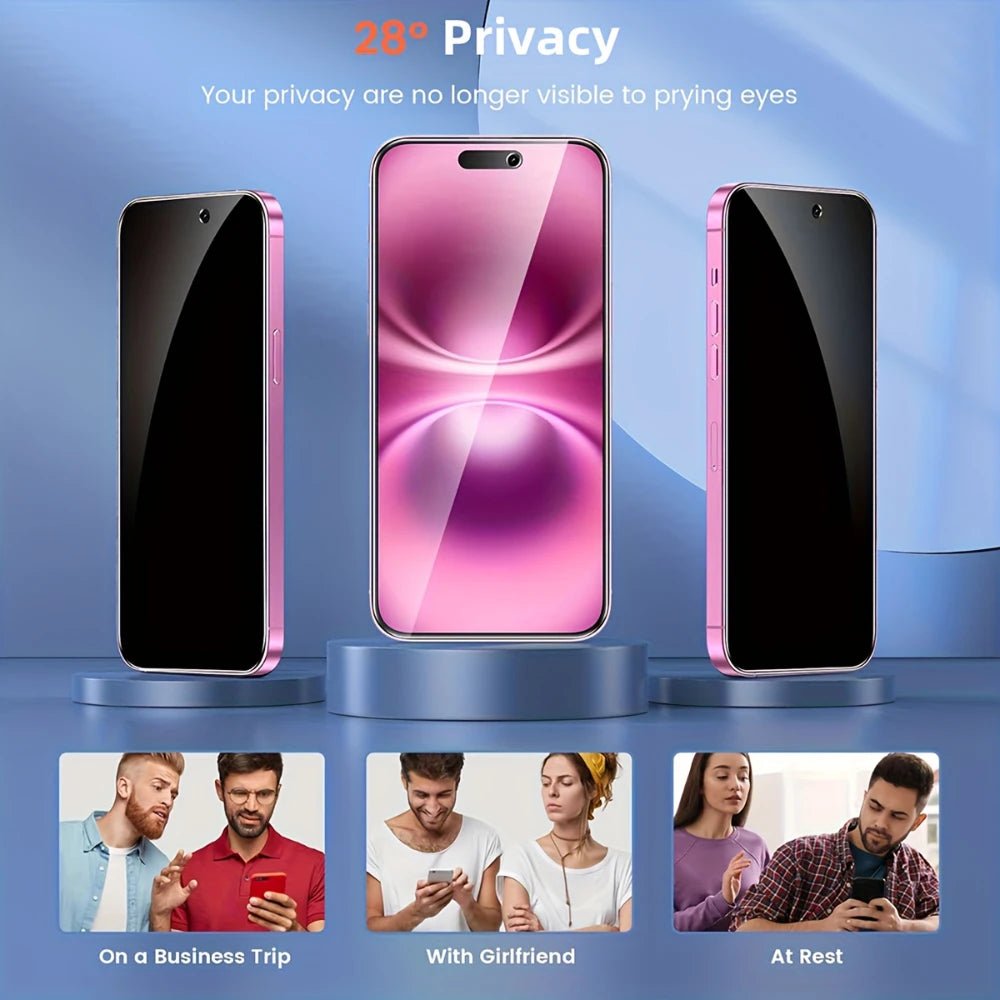 NNBILI 4Pcs Complete Coverage Tempered Glass Screen Protectors Designed For Various For iPhone 17 16 15 14 13 12 11Pro MAX Phone - UrbanNest Co