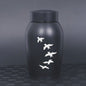 Stainless Steel Pet Memorial Urn: Black Portable & Moisture - Proof Ash Keepsake Designed for Small Pets - UrbanNest Co